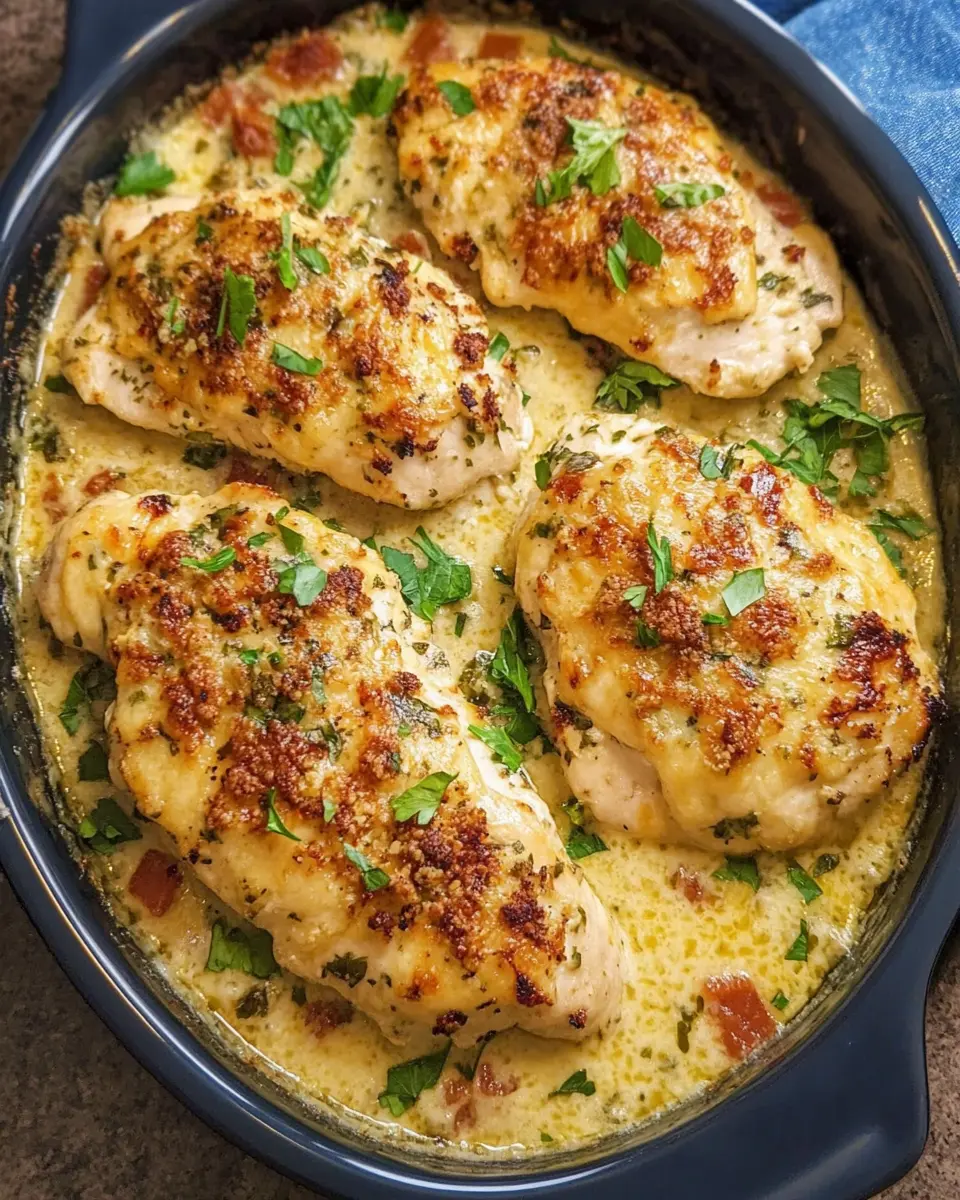 Baked Caesar Chicken