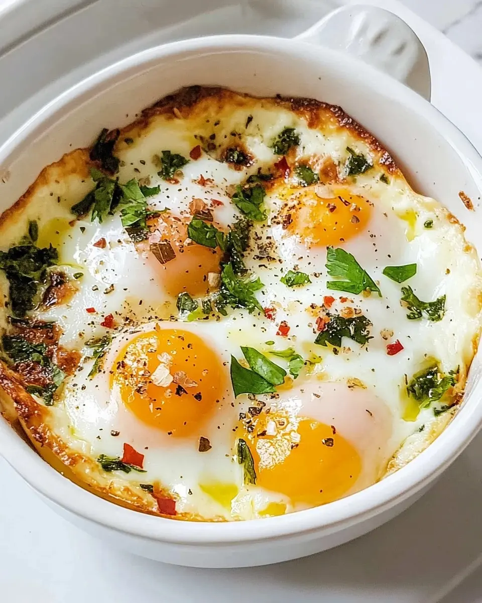 Baked Feta Eggs Recipe