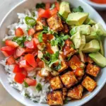 Baked Tofu Burrito Bowl