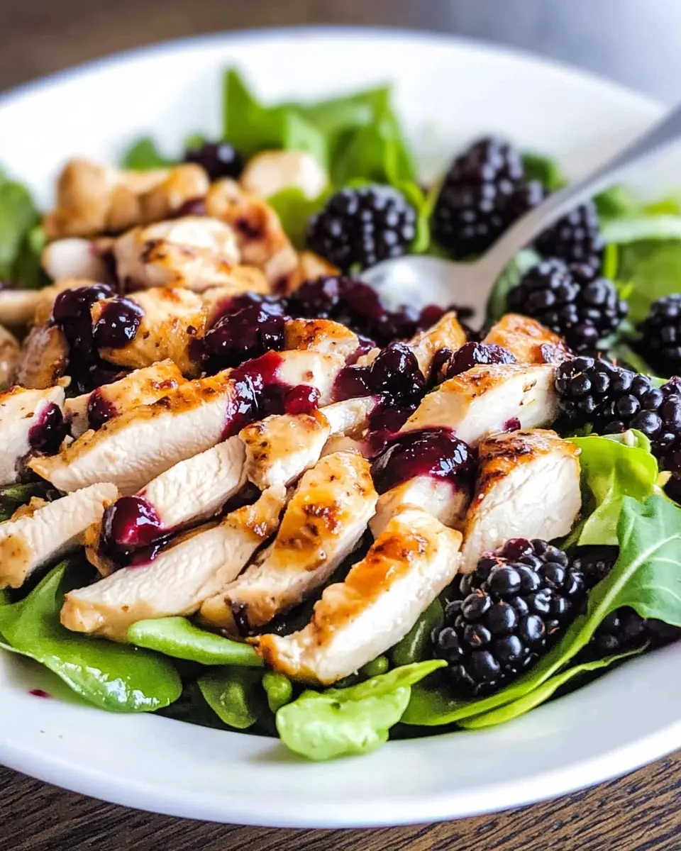 Blackberry Chicken Salad