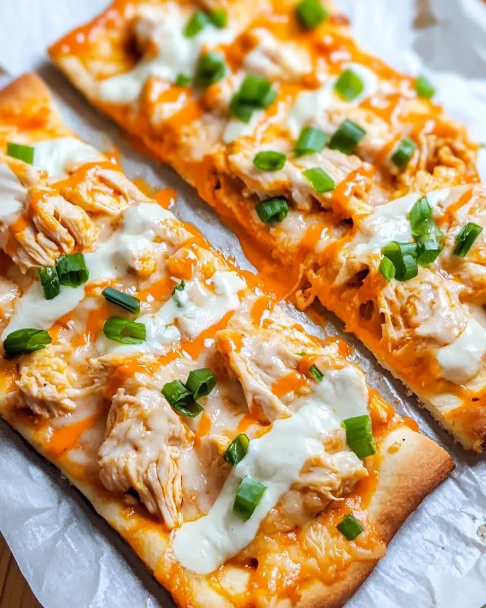 Buffalo Chicken Flatbread