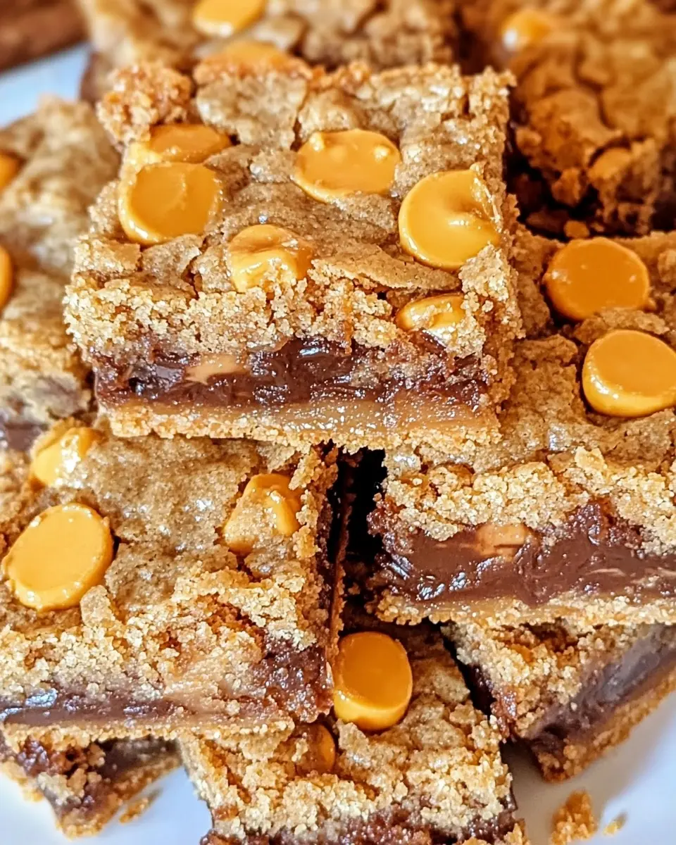 Butterscotch Toffee Cookie Bars Recipe