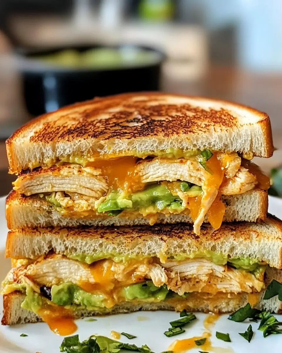 Chicken Avocado Melt Sandwich