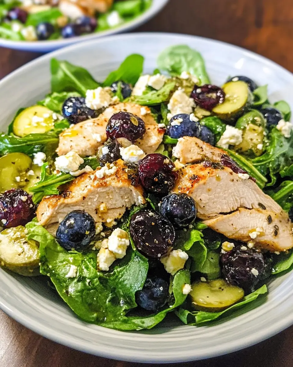 Chicken Blueberry Feta Salad