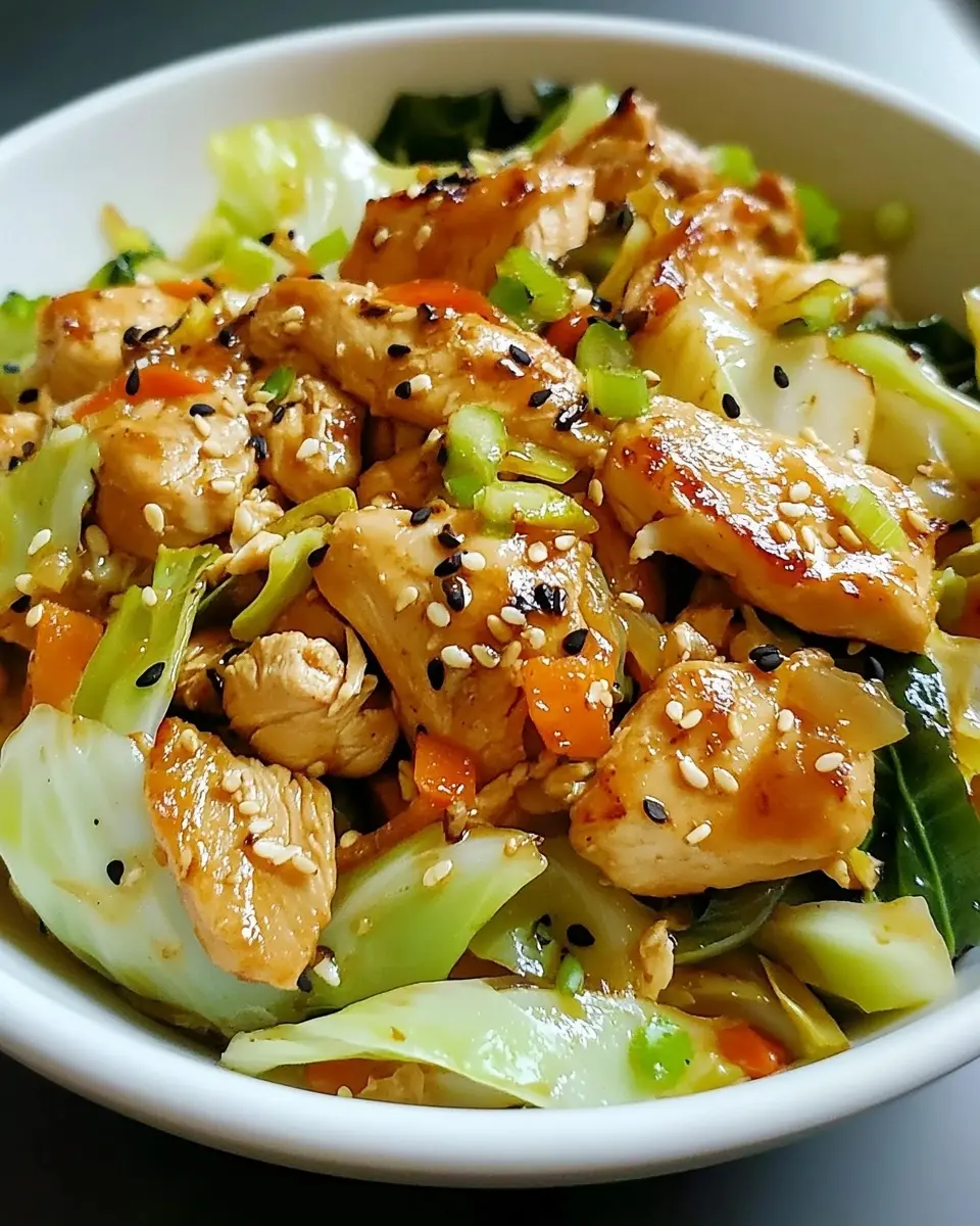 Chicken Cabbage Stir-Fry