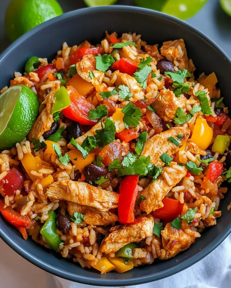Chicken Fajita Rice Bowl