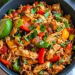 Chicken Fajita Rice Bowl