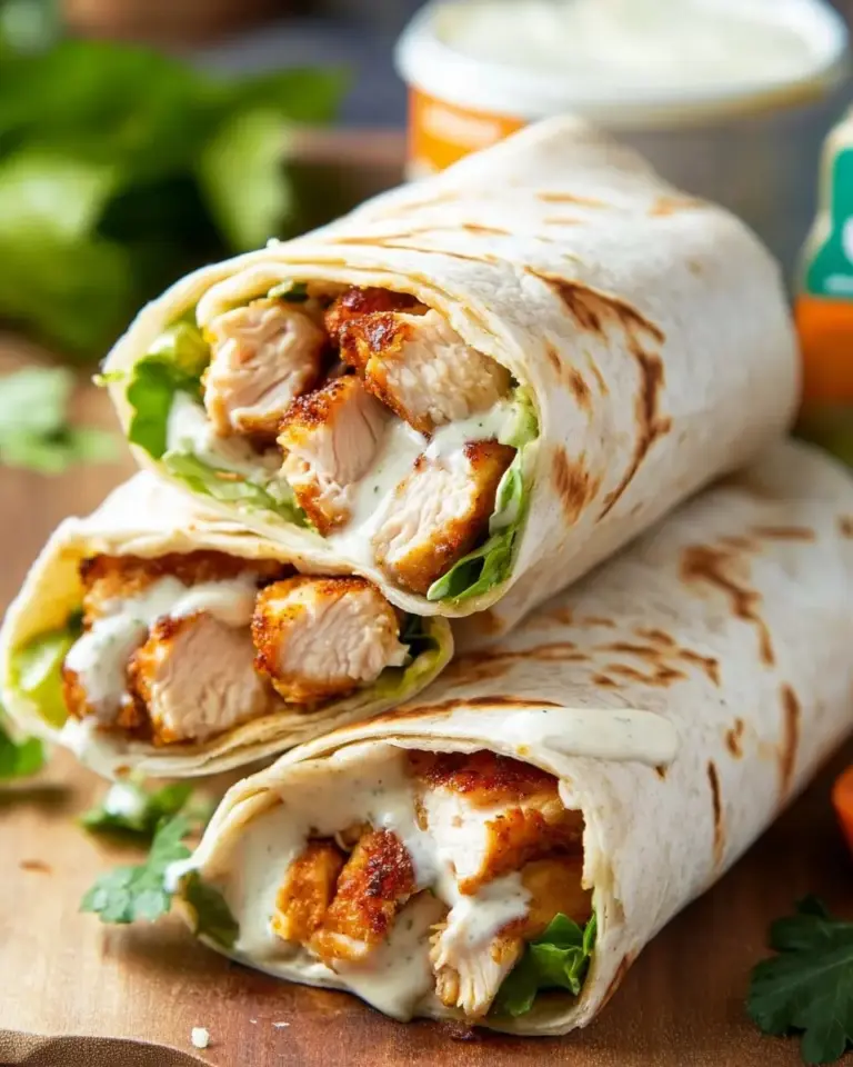 Chicken Ranch Wraps