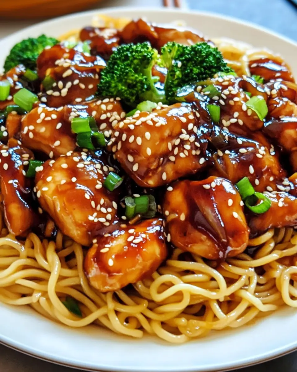 Chicken Teriyaki Noodles