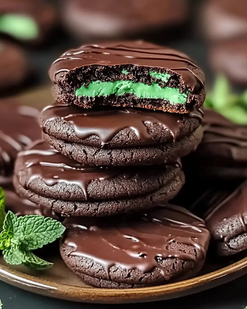 Chocolate Mint Cookies