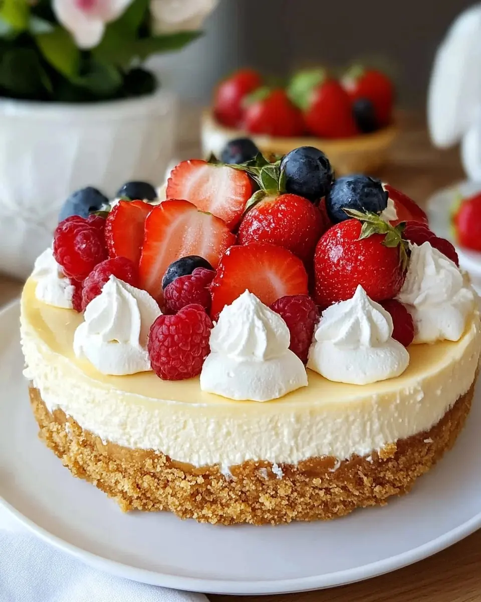 Classic Cheesecake With Double Crust