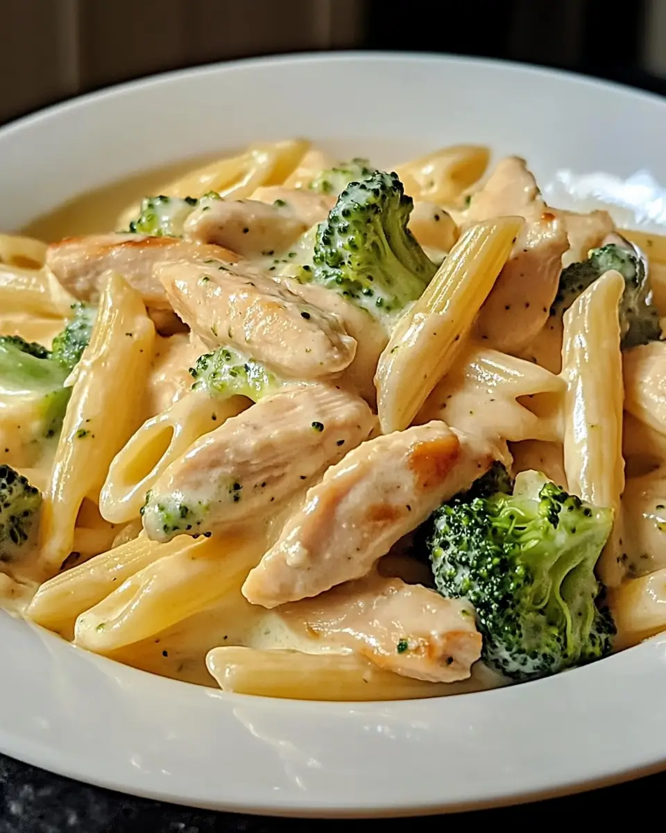 Creamy Broccoli and Chicken Penne