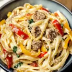 Creamy Sausage and Peppers Pasta