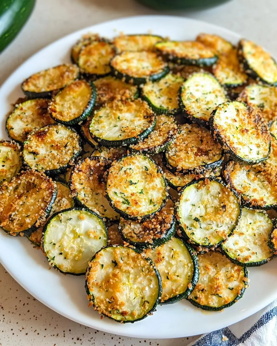 Crispy Baked Zucchini Chips
