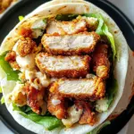 Crispy Chicken Beef Ranch Wrap