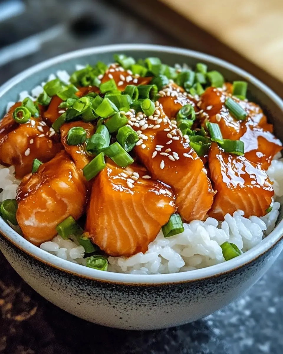 Crispy Salmon and Rice Bowl