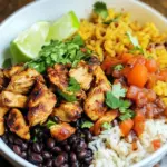 Cuban Chicken & Black Bean Rice Bowls