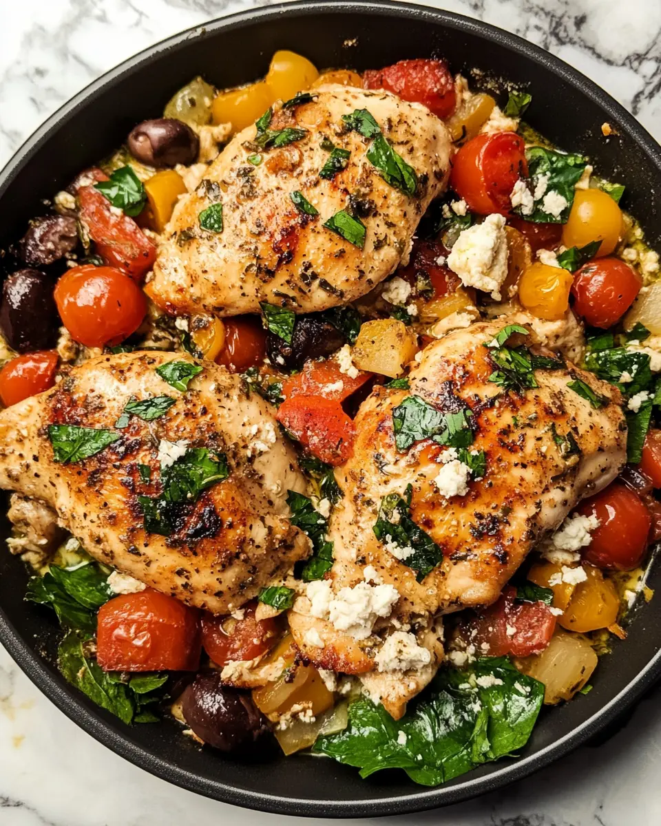 Easy Mediterranean Chicken