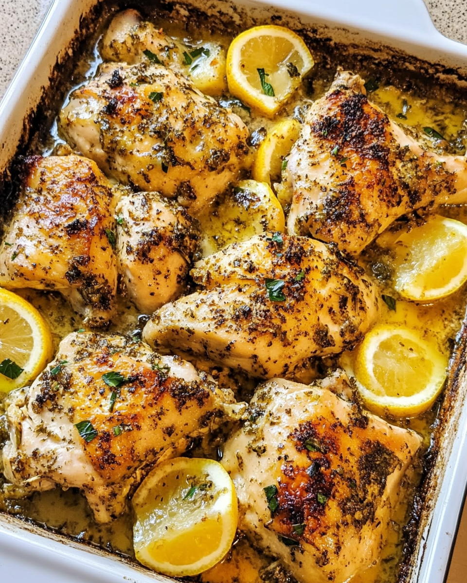 Greek Lemon Chicken Bake