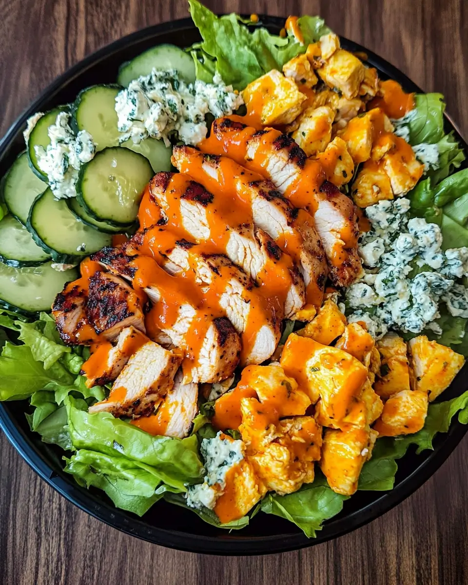 Grilled Buffalo Chicken Salad Recipe