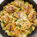 Healthy Parmesan Chicken Orzo