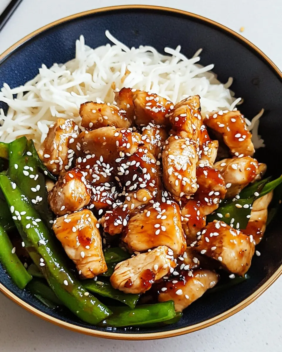 Healthy Sesame Chicken