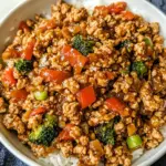 Healthy Teriyaki Ground Turkey Bowl