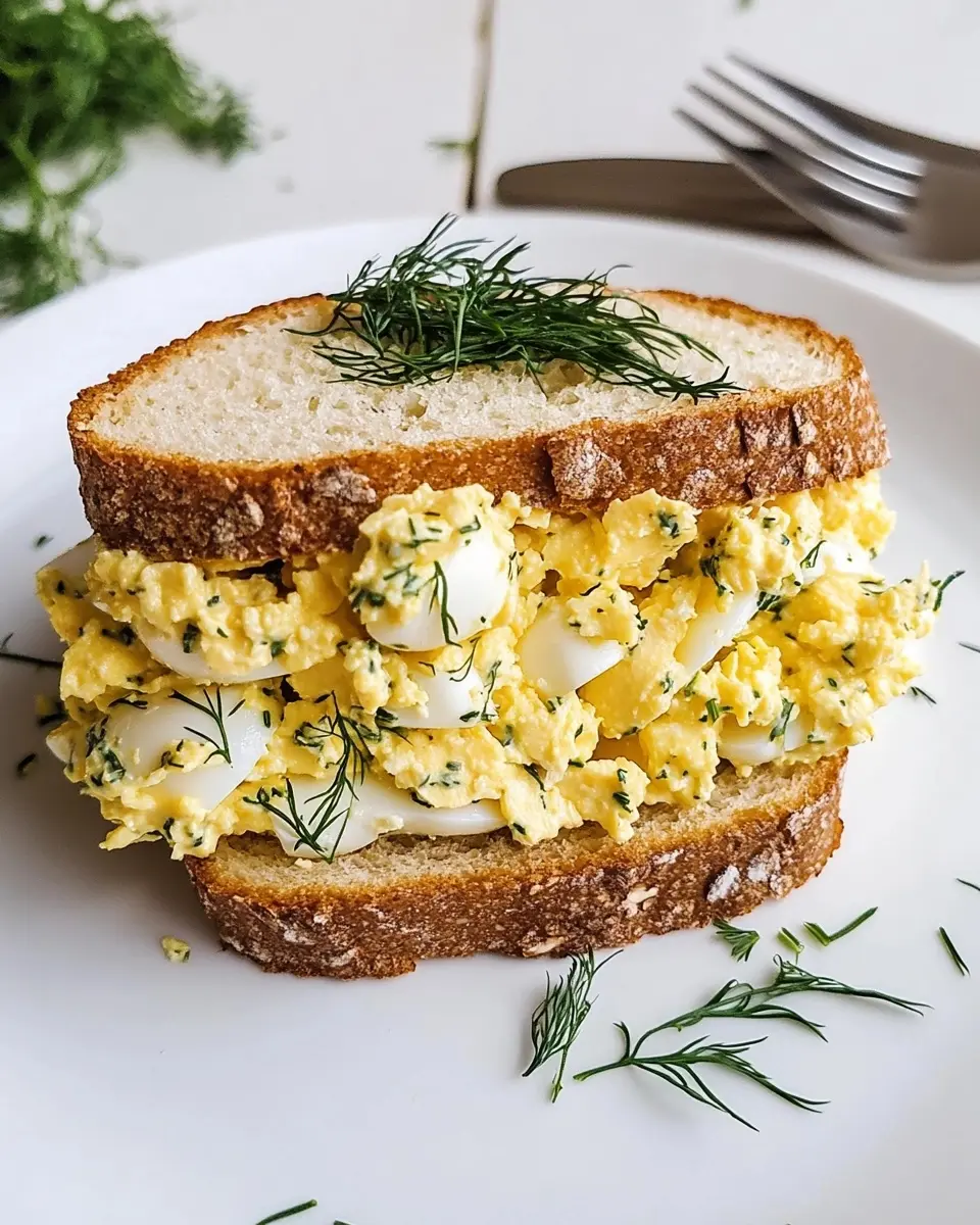 High Protein Egg Salad with Dill