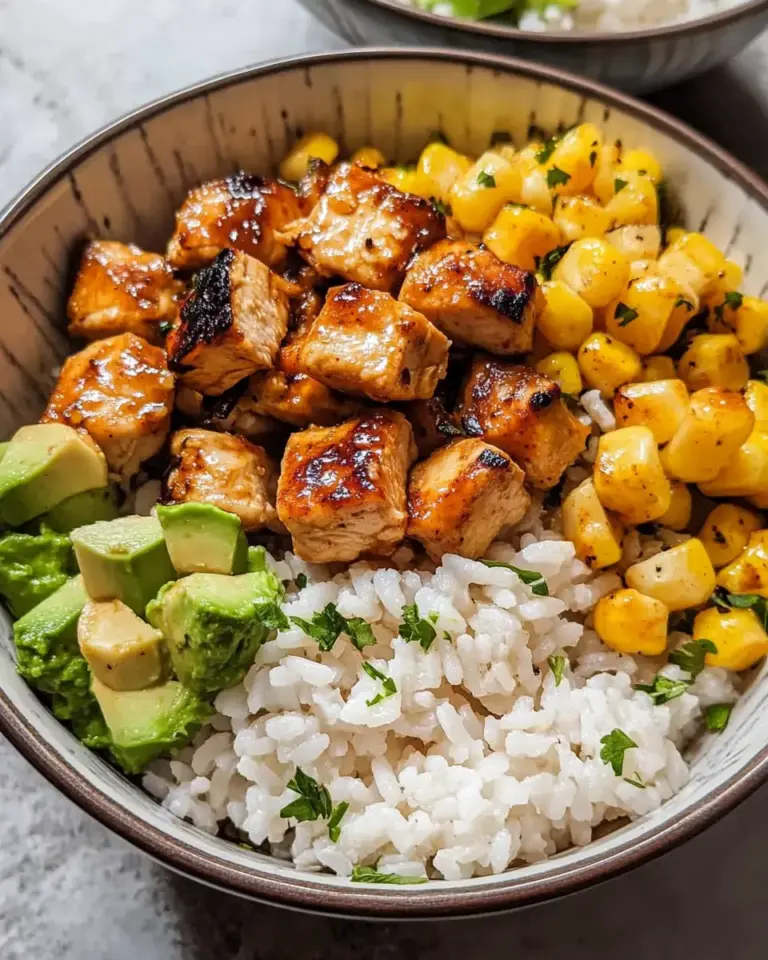 Honey Chipotle Chicken Rice Bowls