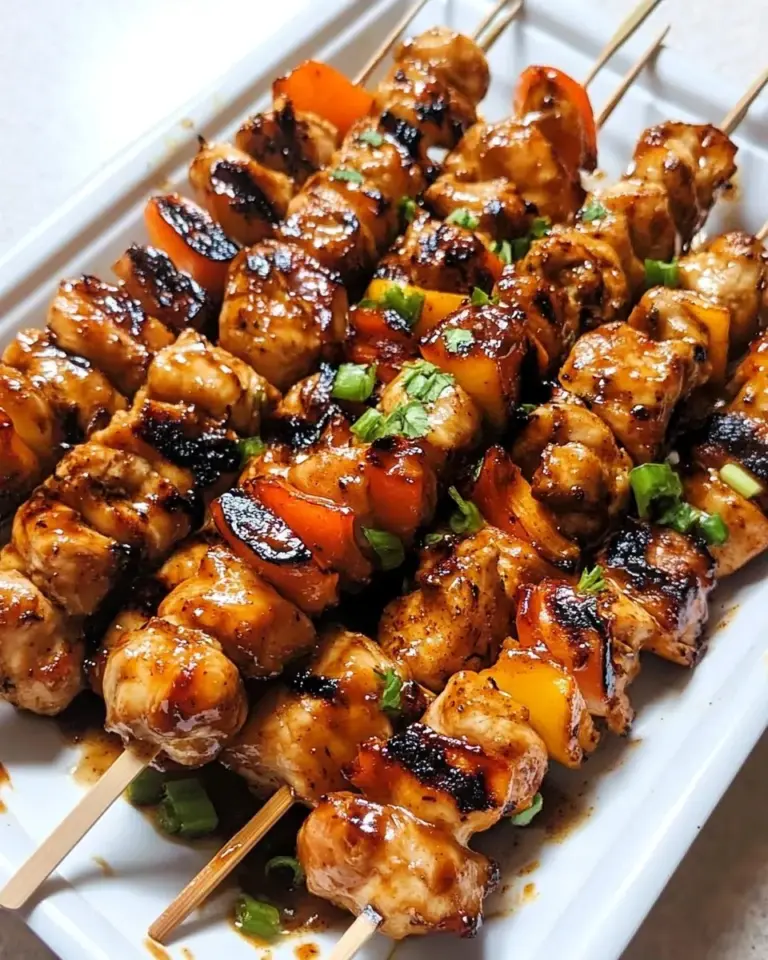 Honey Chipotle Chicken Skewers