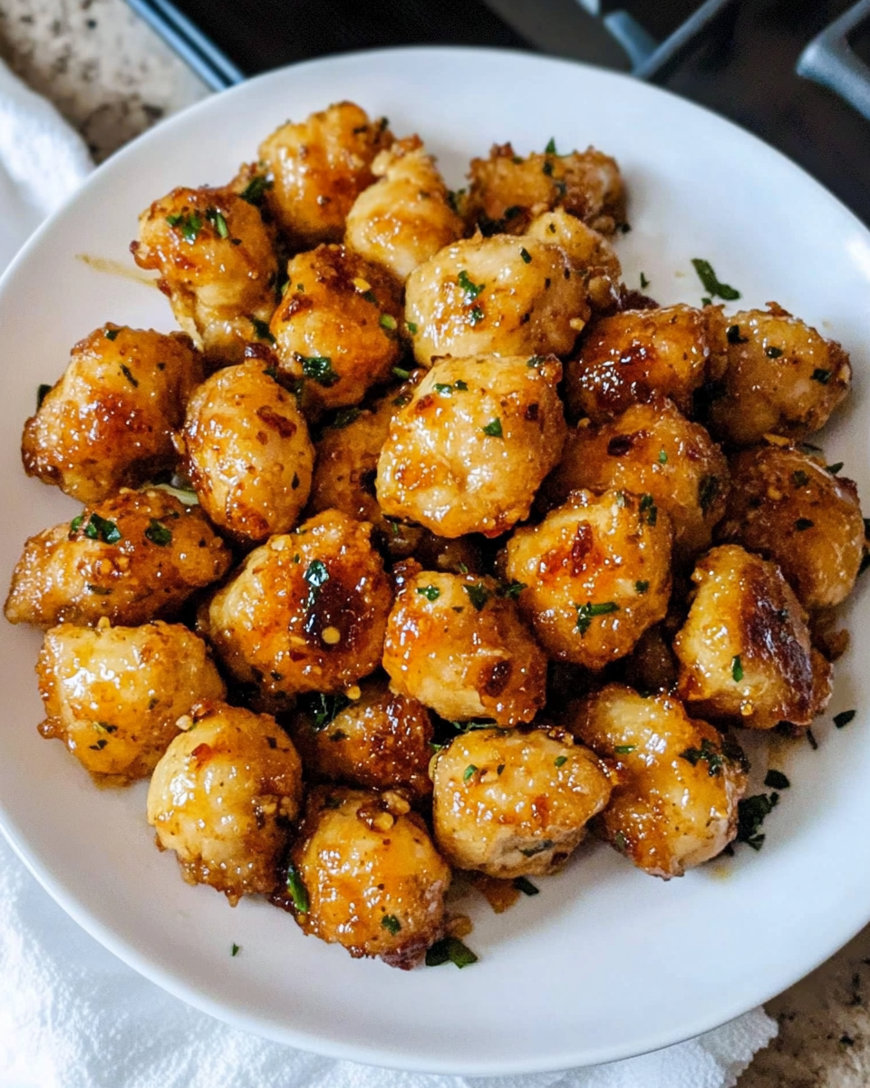 Honey Garlic Chicken Bites
