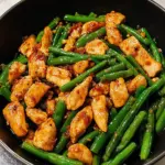 Honey Garlic Chicken and Green Beans