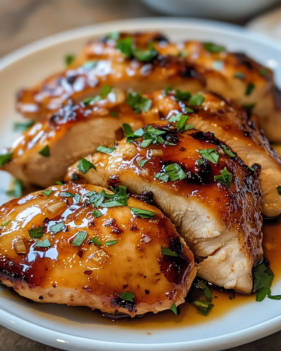Honey Garlic Chicken Breasts