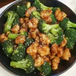 Honey Sesame Chicken and Broccoli