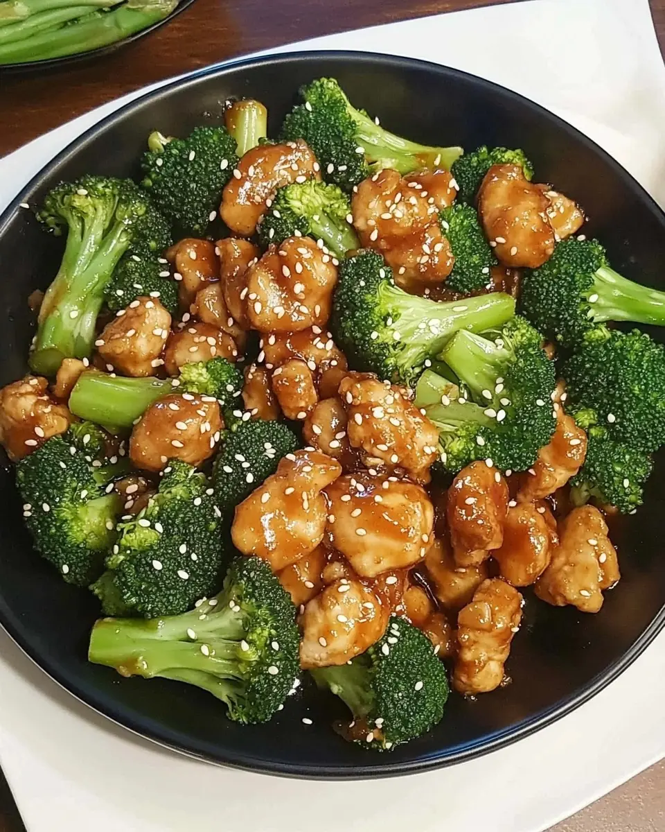 Honey Sesame Chicken and Broccoli