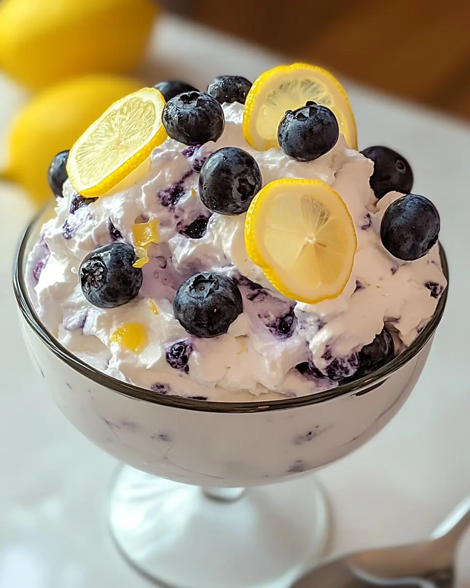 Lemon Blueberry Fluff