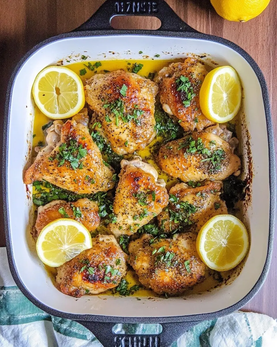Lemon Pepper Chicken Thighs