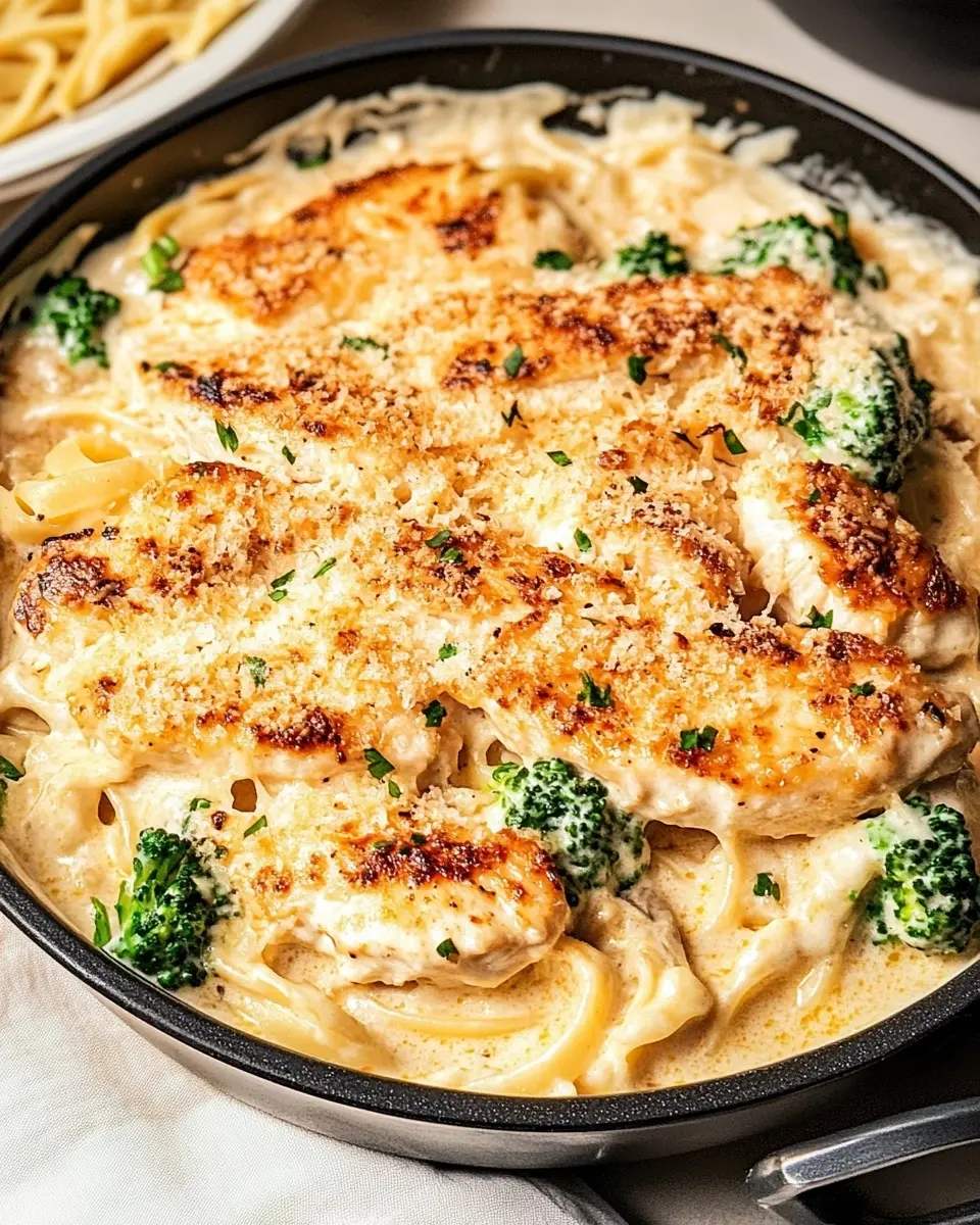 Low Calorie Chicken Alfredo