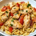 Mediterranean Chicken Orzo
