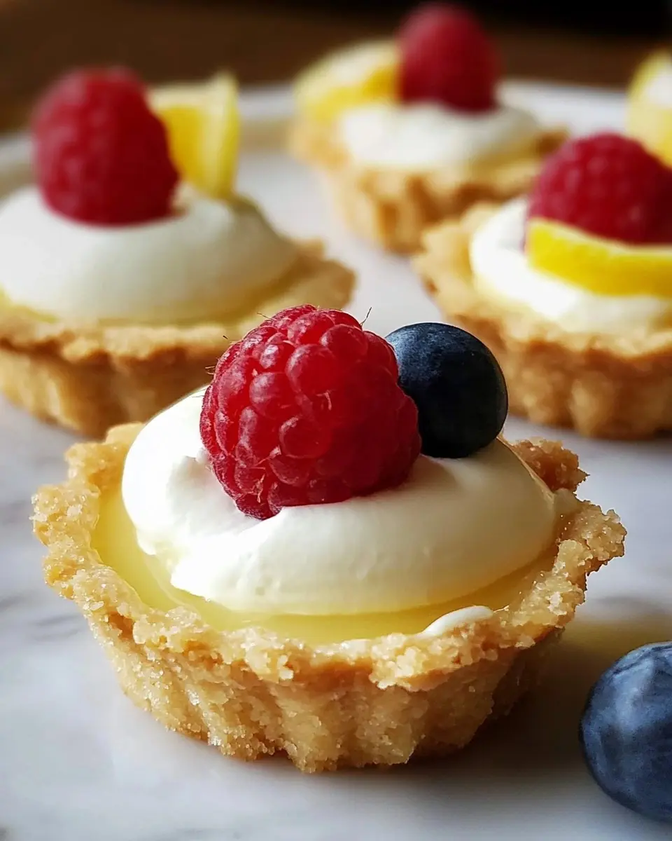 Mini No-Bake Lemon Cheesecake Tarts