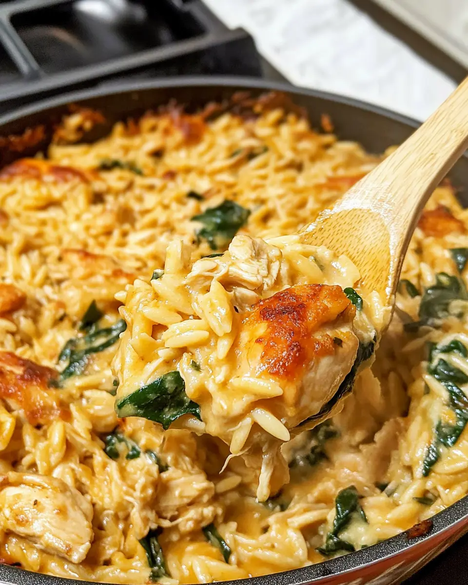 Monterey Chicken One Pan Orzo