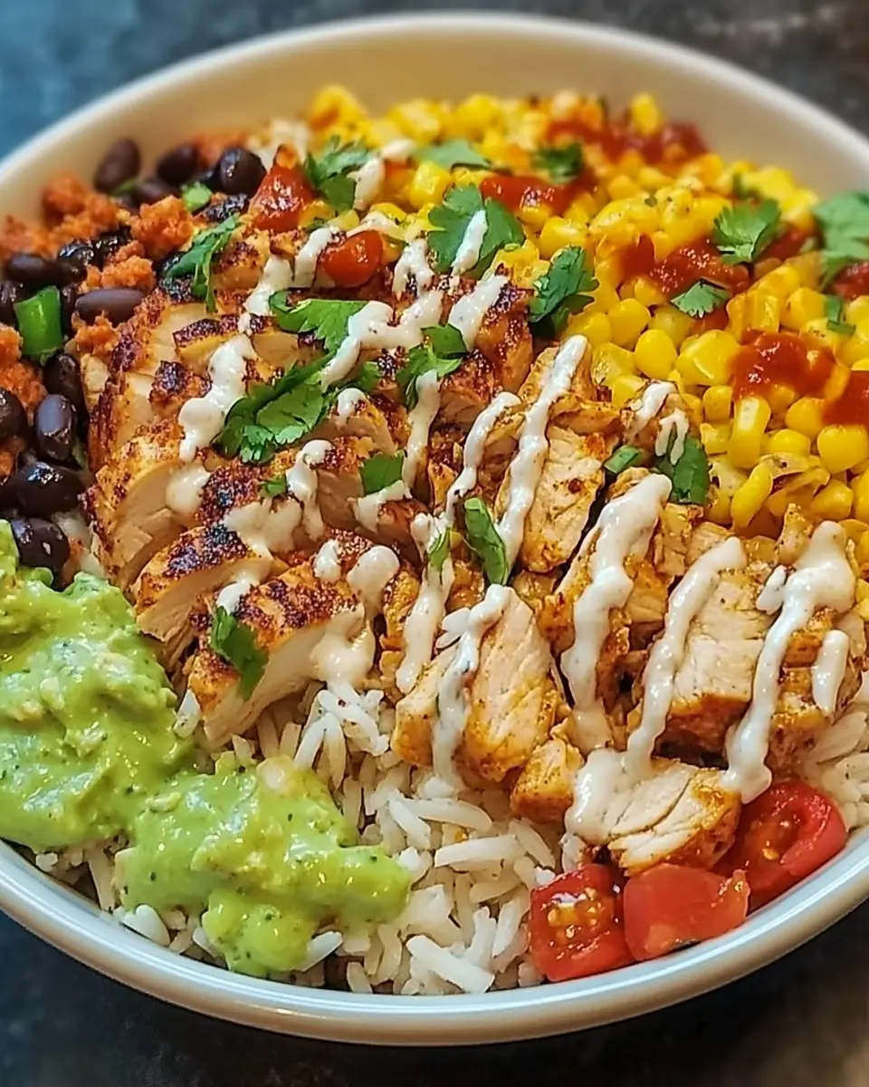 One-Pan Chicken Burrito Bowl