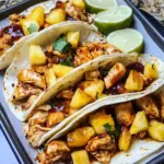 One Pan Chicken and Pineapple Tacos