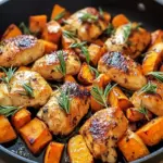 One-Pan Chicken and Sweet Potato Skillet