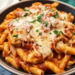 One Pot Chicken Parmesan Pasta