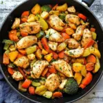 One-Pot Chicken and Vegetables Skillet