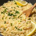 One Pot Lemon Orzo pasta