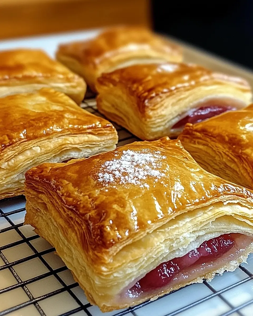 Rhubarb Puff-Tart Pockets