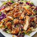 Sesame Chicken Cabbage Crunch Salad