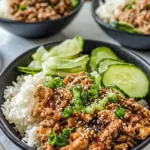Sesame Ground Turkey Bowls